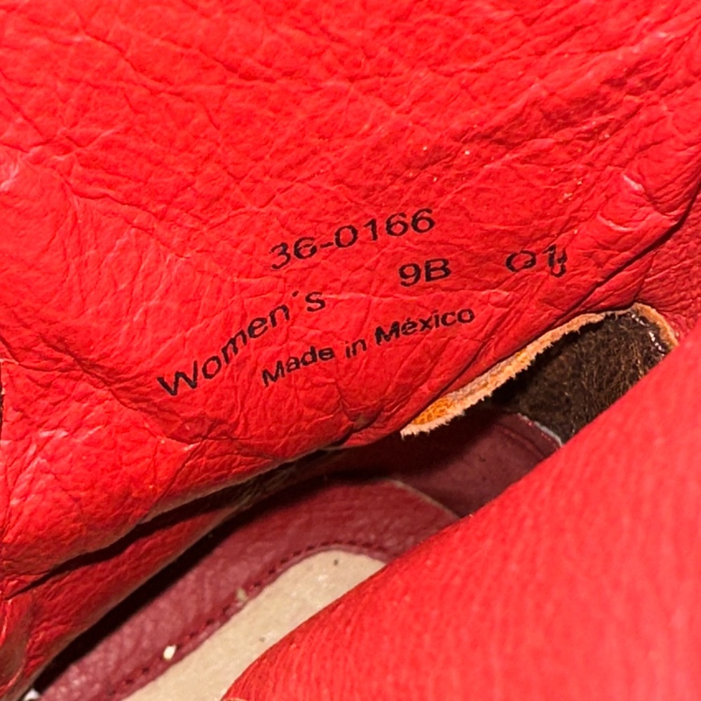 Trask Brown and Pink Ankle Boots FINAL PRICE CUT - Picture 6 of 10
